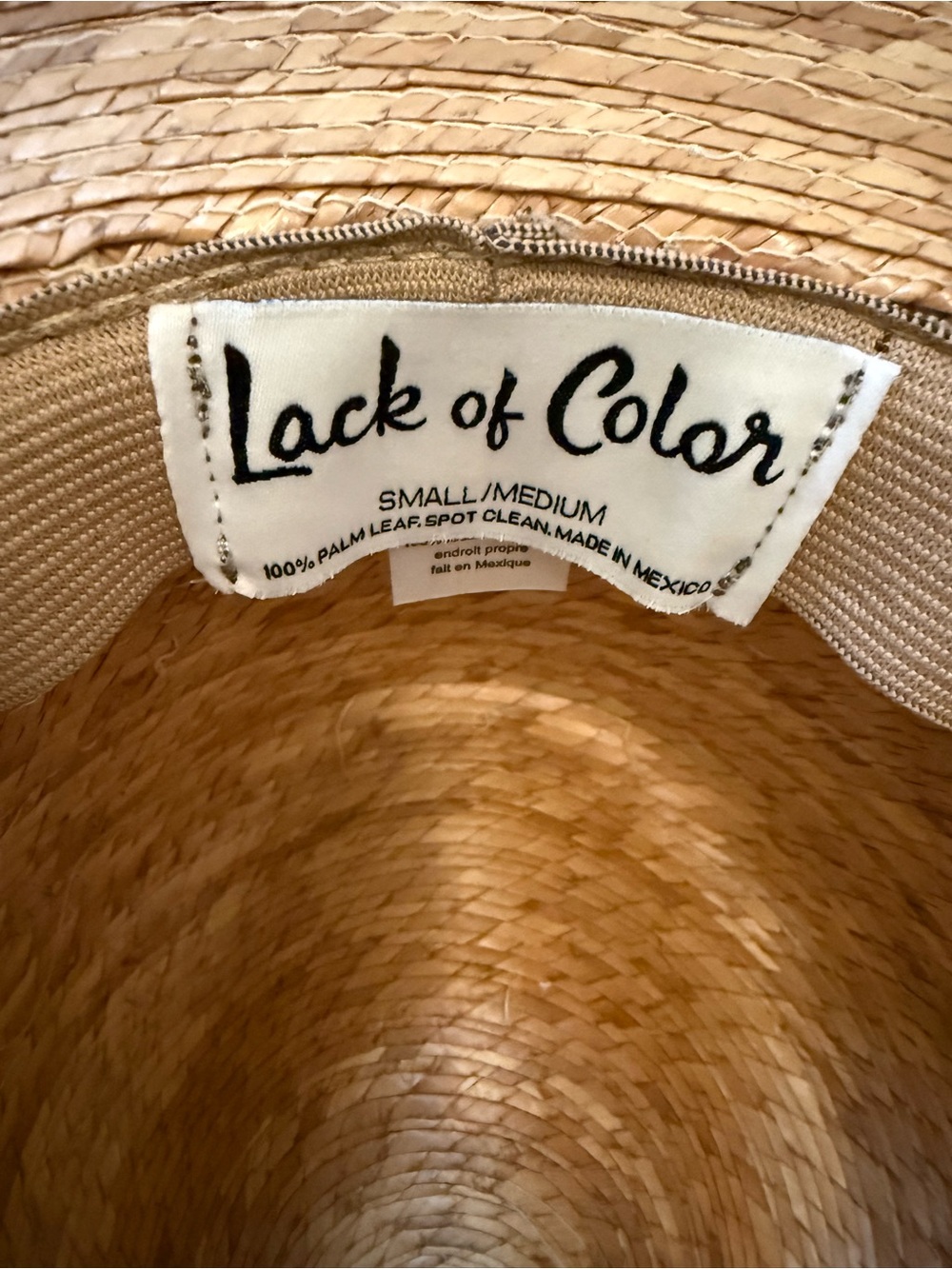 Lack of Color Straw Fedora Hat - Picture 4 of 4